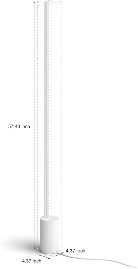 Gradient Signe Floor White NAM