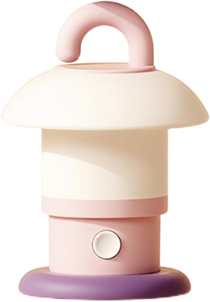 LED Night Light for Bedroom - Tap Control Table Lamp with 3 Brightness Levels, USB Rechargeable & Battery Powered Bedside Lamp for Kids and Nursery Christmas Gifts for Birthday