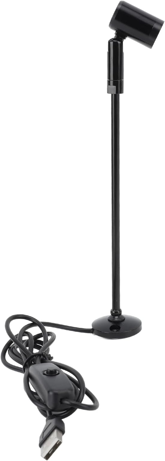 Garosa LED Standing Cabinet Spotlight USB Powered Modern Design for Display Showroom Gallery, Adjustable Heat Dissipation LED Spotlight with Natural Light