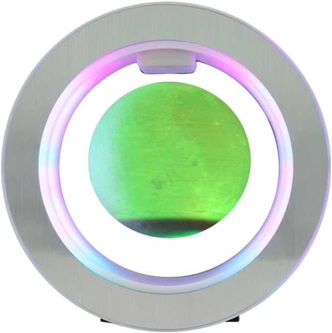 VGAzer O- Shape Magentic Levitation Moon Lamp with Multi-Colors Changing Gradually