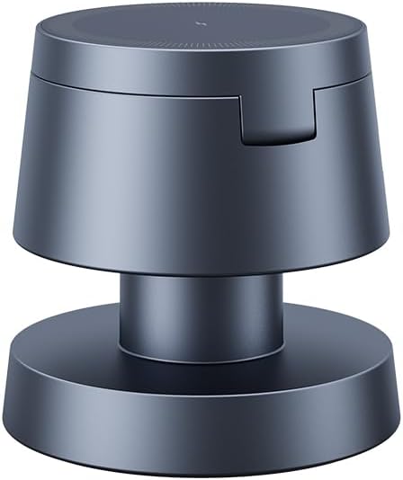 4 in 1 Charging Station 15W Wireless Charger with Mushroom Lamp Compatible with iPhone 12-16 Series, Apple Watches, Apple Earphones