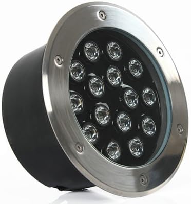 15W AC 120V LED RGB Color Change Outdoor Exterior Buried Spot Light Fixture Underground Flood Lamp Waterproof IP65