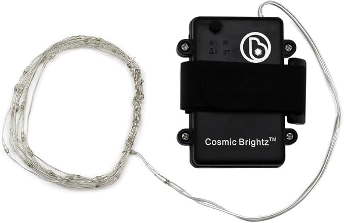 Brightz CosmicBrightz LED Bike Frame Rope Light - 6.5-Foot String Rope - Battery-Powered with On/Off Switch - Ultra Bright Color Keeps Your Ride Fun and Safe for Kids, Teens, & Adults
