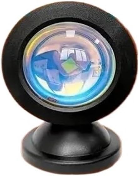 1pc Vibrant Sunset Projection Light - 16-Color Spectrum, USB Remote Control, Dynamic Color Changing LED Light - Creates Warm HOM
