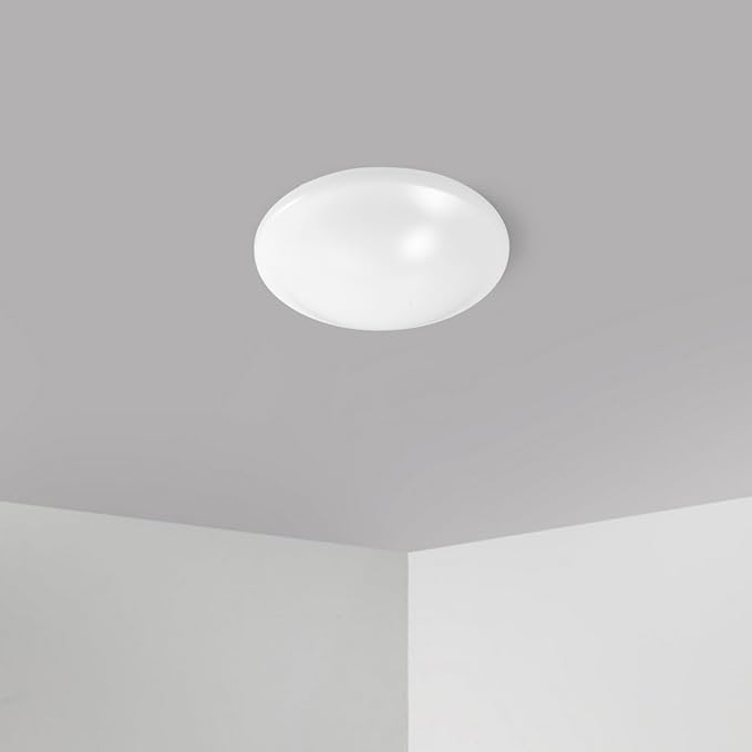 iplusmile Replacement Mushroom Ceil Shade, Plastic White Flush Mount Ceiling Light Cover Lamp Dustcovers for Wall Sconce Chandelier Lamps Ceiling Lighting Fixtures 18.7cm