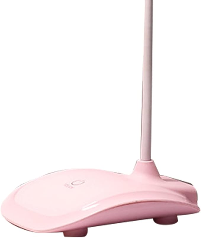 LED Desk Lamp, Touch Control Three Level Color Temperature USB Charging Table Study Lamp Portable Reading Light for Home Bedroom Dorm Study Office (Pink)