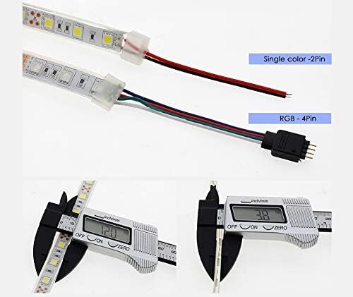 BSOD Outdoor LED Strip Lights Waterproof,IP68 Led Strip 12v Boat Underwater Lights 16.4ft 5050 SMD 300 Led Tube Flexible 5050 White Rope Light for Swimming Pool Boat Fish Tank