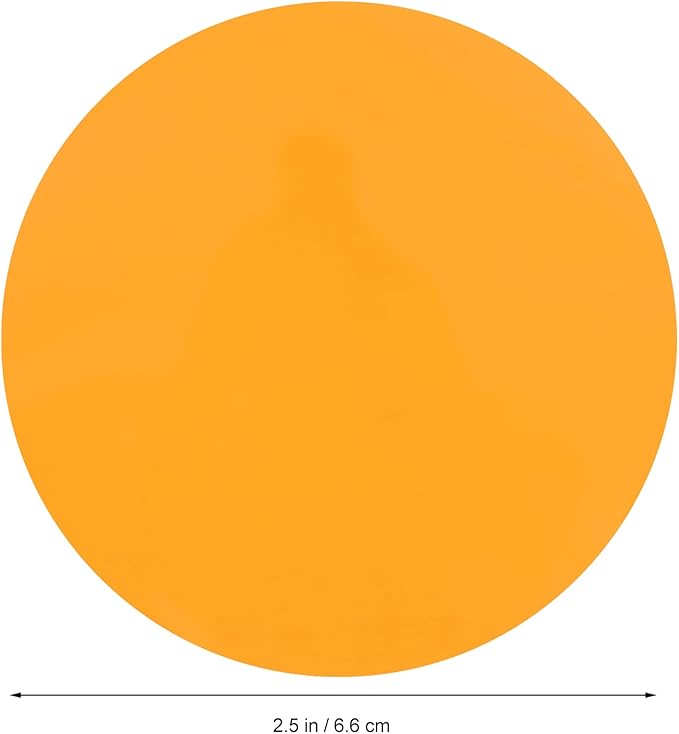 Sunset Ambient Light Film 2.6 Inch Transparent Orange Filter Sheet for Atmosphere Lighting and Multi-Color Sunset Lamp Effects