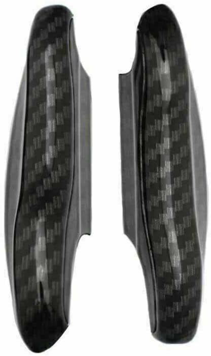 x xotic tech Carbon Fiber Style Key Fob Cover Smart Remote Case Side Blades Shell, Compatible with 2017-up Porsche Panamera, 2019-up Porsche Cayenne G2, 2020-up 911 Carrera Taycan
