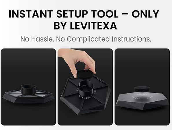 Nimbus Levitating Display - Floating Display, Levitating Stand, Levitation Decor, Magnetic Stand, Magnetic Levitation for Figures and Toys - 400 grams Capacity