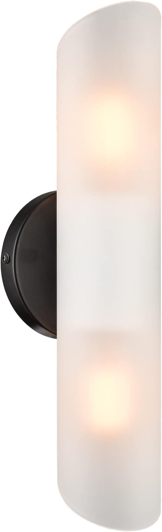 DAYCENT Modern Farmhouse Black Bathroom Light Fixtures Wall Sconces Set of Two Cylinder Sconce Lighting