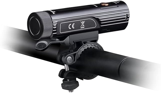 Fenix BC26R 1600 Lumen Rechargeable Bike Light with Edisonbright Battery Carrying case