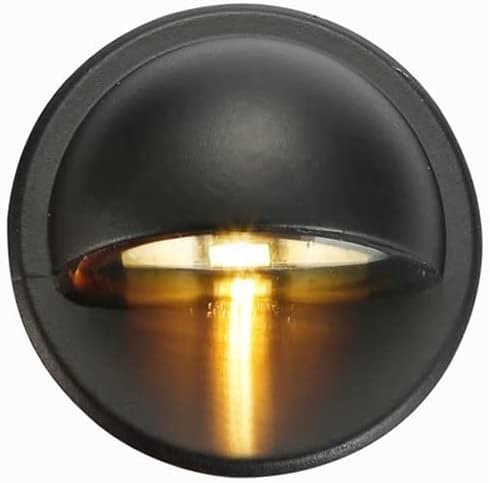 FVTLED Warm White Low Voltage LED Deck Lights kit Φ1.38 Outdoor Garden Yard Decoration Lamp Recessed Landscape Pathway Step Stair Warm White LED Lighting, Black