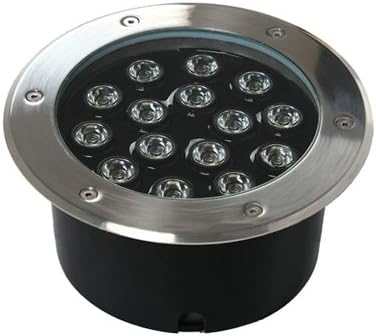 15W AC 120V LED RGB Color Change Outdoor Exterior Buried Spot Light Fixture Underground Flood Lamp Waterproof IP65
