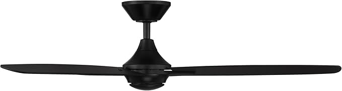 WAC Lighting F-060-MB Blitzen 54" Ceiling Fan & Remote, Matte Black