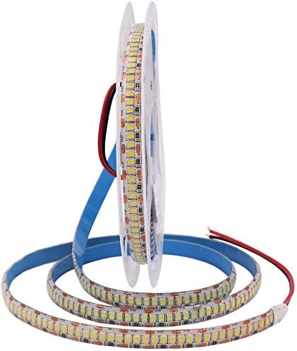 SUYOOULIN LED Strip Lights, SMD 2835 LED Strip, DC12V 1200LEDs 16.4Ft 26000LM High Density LED Light Strips Tube Waterproof IP67, 3 Times Brightness Than SMD3528 LED Strip, Natural White 4500K