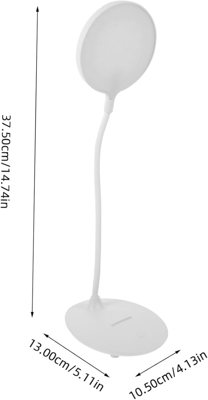NUOBESTY Dimmable USB Desk Lamp with Angle Eye Caring Reading Light for Office and Study Soft Flicker Lamp with Touch Control Modern Small Desk Light for Comfortable Use