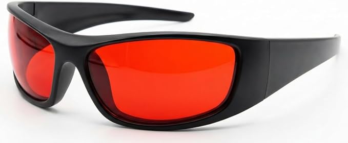 Bloomoak 99% Blue Light Blocking Glasses,Nighttime Sleep,Fully Wraparound Your Eyes with No Leaks for Side Glare/Dry Eyes