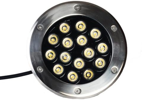 15W AC 120V LED RGB Color Change Outdoor Exterior Buried Spot Light Fixture Underground Flood Lamp Waterproof IP65