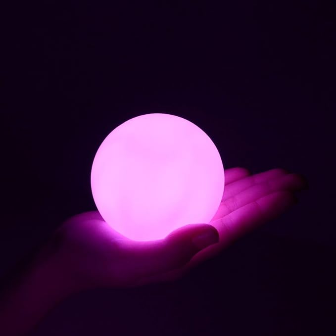 YESIE Rechargeable Floating Pool Lights,3-Inch,Remote Control,150°F Duable Material,LED Bathtub Accessories,16 Colors,3 Timers,Hot Tub Orb Lamp for Pool,Party Decoration,1Pack