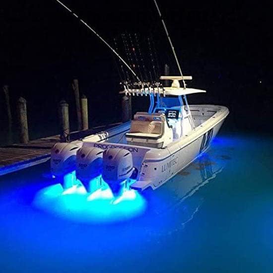 Lumitec Lighting 101511, LED Underwater Light, SeaBlaze Quattro Underwater Light, Dual Color White/Blue,One Size