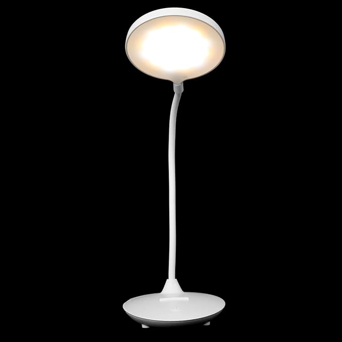 Dimmable USB Charging LED Desk Lamp Eye-Caring Table Light for Office Reading with Touch Control Soft Illumination Suitable for Study and Work