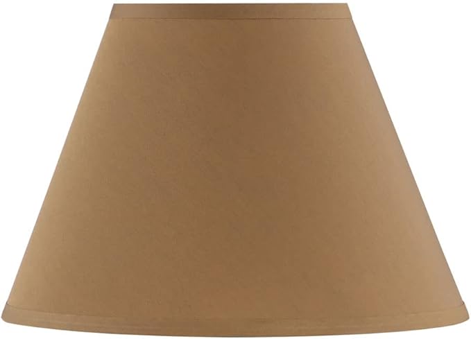 Aspen Creative 58883 Transitional Empire Shape Uno Construction Lamp Shade in Chocolate, 6" Top x 12" Bottom x 9" Slant Height