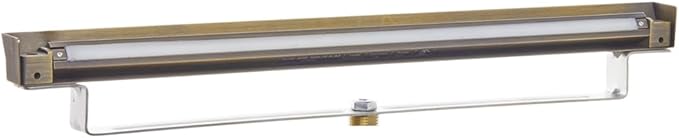 VOLT 12V 11W 18" Cast Brass (Bronze) 360-Degree Rotatable 2700K Warm White LED Hardscape Light (425 Lumens) with Mounting Bracket for Low Voltage Outdoor Uplighting or Downlighting