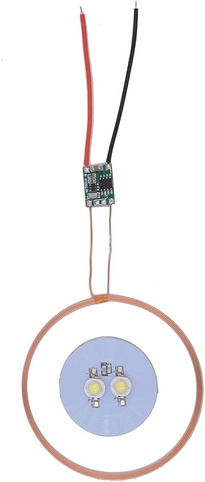 Taidacent 70mm 5V Input Long Distance Wireless LED Coil Inductive Coil Desk Living Room Bedside Lamp Wireless LED Induction Wireless Charging Module