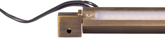 VOLT 12V 0.5W 3" Cast Brass (Bronze) 360-Degree Rotatable 2700K Warm White LED Hardscape Light (15 Lumens) for Low Voltage Outdoor Step, Deck, Masonry & Wall Lighting