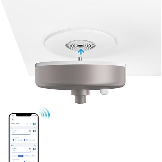SkyX SkyPlug Smart Plug & Play Lighting Base - Carina-Brushed Nickel Finish