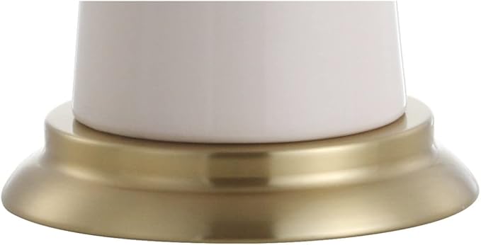 JONATHAN Y JYL3046A Hartley 29" Ceramic Column LED Table Lamp Contemporary Transitional Bedside Desk Nightstand Lamp for Bedroom Living Room Office College Bookcase LED Bulb Included, Cream