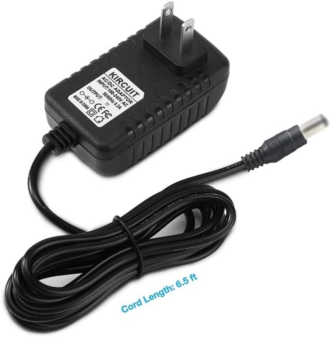 24V AC/DC Adapter Compatible with Govee H6078 RGBIC Floor Lamp LED Wi-Fi App Control Smart lamp DC24V 24 V 24.0V 24 Volt 24 Volts 24VDC Switching Power Supply Cord Cable Battery Charger PSU