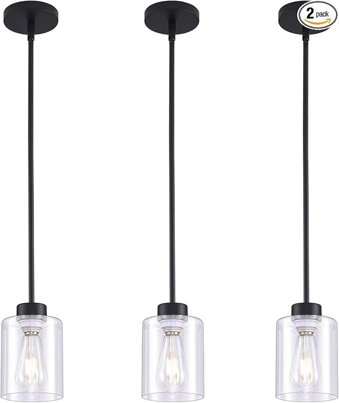 Pendant Lamp with Glass Shade, Modern Antique Brass Pendant Lights,Hanging Light Vintage Glass Shade, Island Light Pendant Light Fixture for Bedroom Living Room Kitchen