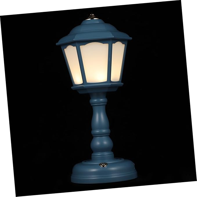 Retro Palace Lantern Rechargeable Table Lamp Vintage Style Nightstand Light Adornment