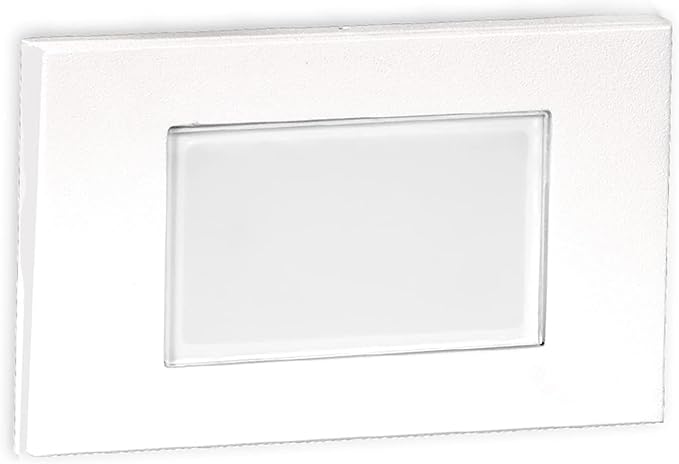 WAC Landscape Lighting, LED 12V Diffused Indoor or Outdoor Step and Wall Light 2700K Warm Built-in LED in White