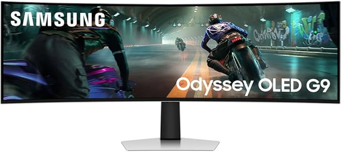 Samsung 49" Odyssey G9 Dual QD-OLED G91SD Curved Ultrawide Gaming Monitor Bundle with Tech Smart USA Elite Suite 18, 2X 4K HDMI Cable & Deco Gear CPS 26 Month Protection Pack (BEACH-CPS-26M1500)