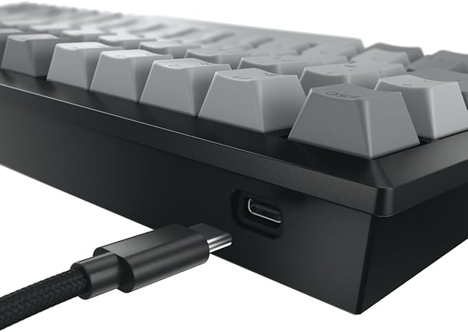 Cherry KW 300 MX Black Mechanical Keyboard | Compact hot-swappable | Sound-Proofed housing | Multi Connection | MX2A Brown Switches