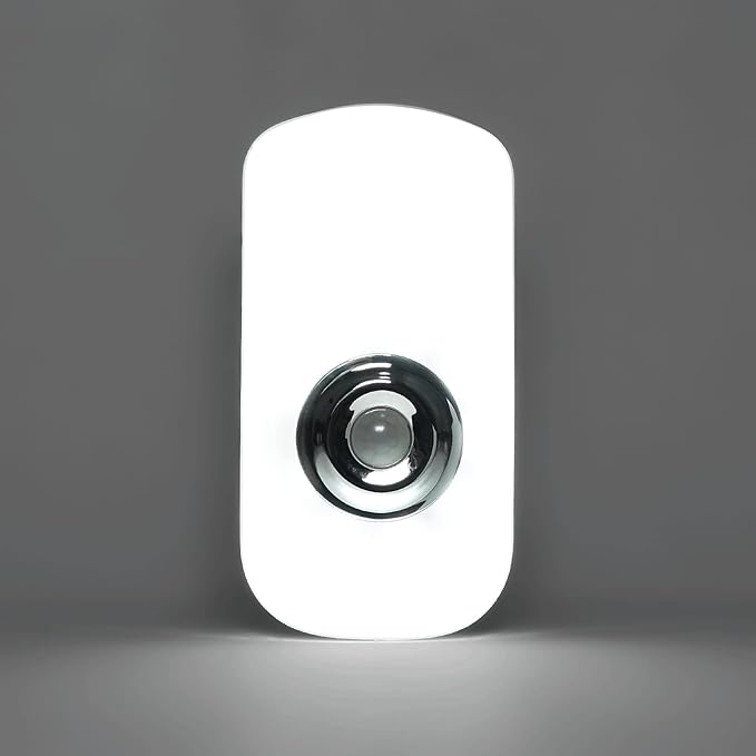Sensky 3-in-1 Motion Sensor Night Light Plug in, Rechargeable Flashlight, Emergency Light for Bedroom, Bathroom, Living Room, Stairways, Hallways - Cool White