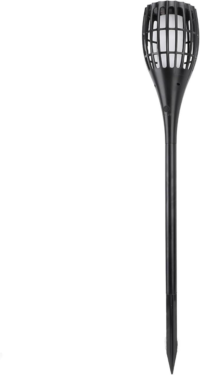Illuminate Your Outdoor Space with Solar Tiki Torches for Outside! Experience The Realistic Flickering Flame of Solar Tiki Torches with Flickering Flame. Warm Yellow, Waterproof