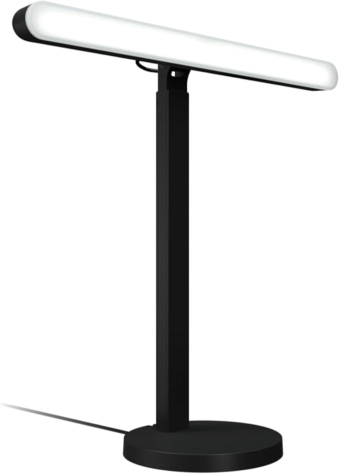 Logitech G Litra Beam LED Lights for Gaming Setup, Key Light with TrueSoft, Adjustable Mount, Brightness/Color Temp, Desktop App Control for PC/Mac - Graphite