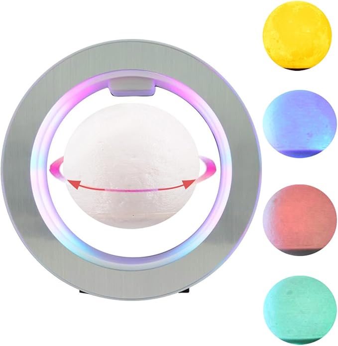 3D Floating Moon Lamp Illusion Color Changing Table Night Light Christmas Lights Desk lamp