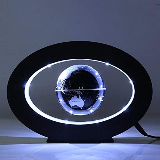 Home Desk Night Light Ball Desktop Decoration Sphere Ornament for Desk LED Night Lights for Educational Home Office Decor Desk Levitation Floating Lamp
