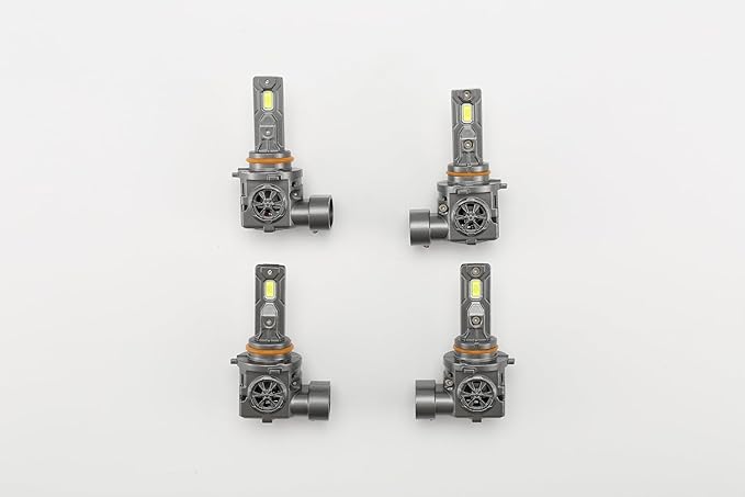 Latest 9005 9006 LED Bulbs, 100,000LM Brightness, 85000+ Hours Long Service Life, 6500K Cool White, Real 1:1 Halogen Size 9005/HB3 9006/HB4 HID Fog Lights, 3 Mins Plug N Play, Pack of 2