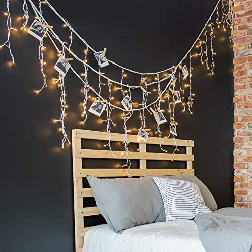 Mudder 60 Count Christmas Tree Replacement Light Bulbs 2.5v 0.425 Watt Replacement Bulb Mini Incandescent Wire String Lights Decoration for Prelit Xmas Tree(White Base with Warm White Bulb)