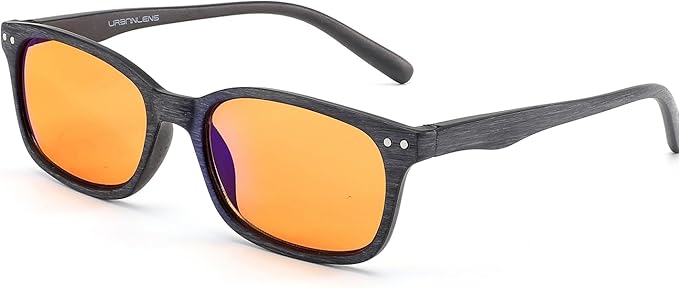 Blue Light Blocking Reading Glasses - For Better Sleep, Reduce Eye Strain for Women + Men, With Wooden Finishes