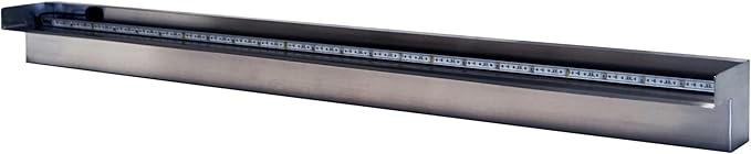 HALF OFF PONDS Steel Elegance 48" Color Changing Lighted Stainless Steel Spillway - STE48CC-HOP