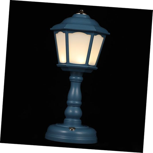 Retro Palace Lantern Bedroom Night Light Rechargeable Table Lamp USB Mini Desk Decor