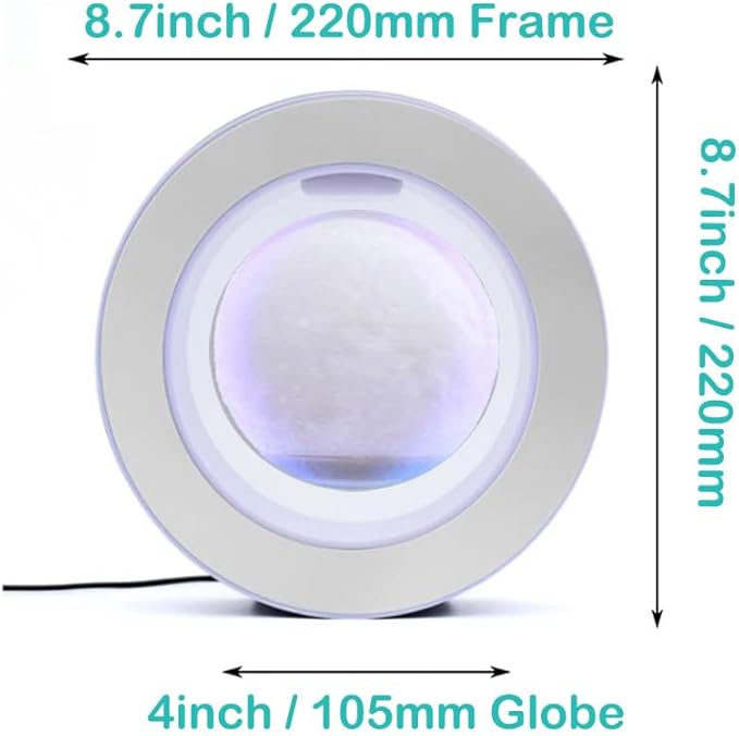 3D Floating Moon Lamp Illusion Color Changing Table Night Light Christmas Lights Desk lamp