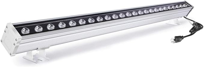 JSN&PC LED Wall Washer 24W 39.4 Inches Lighting Bar IP65 Waterproof Outdoor Light for Advertising Boards, Billboard,Building Commercial Lighting (White 5000-5500K)